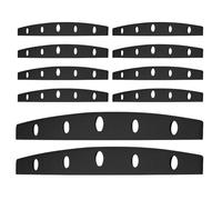 Artibetter 20 Piezas Funda Protectora Portátil para Cuchillos de Cocina y Cortadores, Color Negro, Material Pp de 30x4.8x0.3 Cm, Adecuado para Transporte y Uso Diario