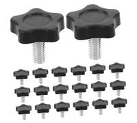 Artibetter 20 Piezas niveladores de Muebles Almohadillas para pies Patas niveladoras para Muebles Ajustable Patas niveladoras Regulables Black