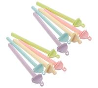 ARTIBETTER 20 Piezas Perchas para Jaulas de Pájaros con Clip Soporte Antideslizante de Plástico Colores Macaron para Periquitos Cacatúas y Loros Pequeños Fácil Instalación