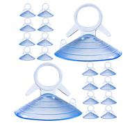 Artibetter 200 piezas Unidades Ventosas Transparentes de Goma con Lazo para Parabrisas y Ventanas de Coche Soporte para Parasol Automotriz Aptas para Cocina Baño Espejo y Terrarios