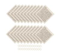 Artibetter 20piezas Pergamino de Bendición para Puertas Judías Kosher para Mezuzá Papel Hebreo Impreso para Tradiciones Religiosas Hogar