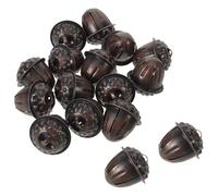 ARTIBETTER 25 Campanas Artesanales de Sonido Vintage en Forma de Bellota, Pequeñas Campanas de Metal Rústicas para Manualidades, Decoración Navideña y Colgantes para Árbol, Conjunto de 25