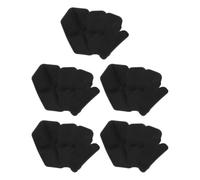 Artibetter 25 Piezas Almohadillas de Esponja para Casco de Motocicleta y Bicicleta, Relleno de Espuma Negro, Reduce Vibraciones y Mantiene la Cabeza Seca para Paseos al Aire Libre