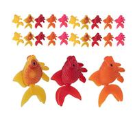 Artibetter 25 Piezas Peces Artificiales Flotantes Decoraciones Realistas para Acuarios Estatuas Plásticas Resistentes para Peceras Ornamentos Vivos para Fiestas y Hogar