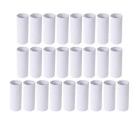 ARTIBETTER 25 Piezas tubo hecho a mano Tubos redondos de bricolaje de tubos de tubos de carton vacios tubos artesanales de carton tubo inacabado blanco