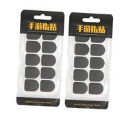 Artibetter 2bolsas Pegatinas Antideslizantes De Fibra De Carbono para Dedos De Móvil Desechables Diseño Elástico Transpirable Absorben Sudor Mejoran Precisión Táctil y Control Pantalla Táctil