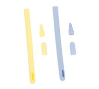 Artibetter 2juegos Funda De Silicona para Pencil Estuche Antichoque y Antideslizante Funda Azul con Tapa para Puntas y para Lápiz