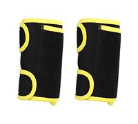 Artibetter 2Pcs Fitness Coderas Ajustable Codo Soporte Brazo Estabilizador Manga Del Brazo con Bolsillo para Béisbol Baloncesto Entrenamiento Gimnasio (Amarillo)
