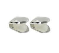 Artibetter 2pcs plata colmillos de un diente gorra para dientes hip hop dientes llano sólido babosas bling