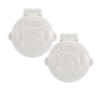 Artibetter 2piezas Cubiertas De Seguridad Para Botones De Coche Prueba De Bebés Para Lavadora y Ordenador Pulsaciones Accidentales Bloqueo De Seguridad Botón Pulsador Protectora Del Botón De