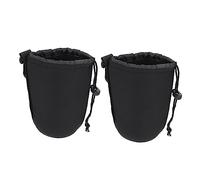 Artibetter 2piezas Funda De Neopreno para Lentes De Cámara Bolsa Protectora Cordón Prueba De y Térmica s