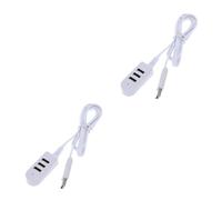 Artibetter 2piezas Hub USB De Cargador Multiport Línea De Extensión para Ordenador Portátil Compacto y Portátil Conexión Rápida y Estable Color