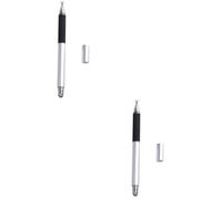 Artibetter 2piezas Lápiz Táctil Capacitivo para Pantallas Táctiles Compatible Dispositivos Electrónicos Diseño Elegante Color Plateado para Notas y Aplicaciones De Dibujo