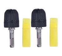 Artibetter 2piezas Mandril Autoajustable Para Taladro De Percusión Adaptador De Conversión Con Varilla Cuadrada Accesorio Para Taladros Eléctricos y Atornilladores