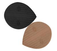 Artibetter 2piezas Protector de Suela Antideslizante para Zapatos Parche Reparador Flexible y Resistente Taloneras para Zapatillas Deportivas Negro Fácil de Cortar y Usar Prevención