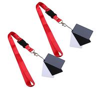 Artibetter 2piezas Tarjetas Grises para Fotografía Comprobador De Color De Video con Cordón Referencia con Correa para Cámara y Vídeo Escenario De Estudio