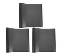 Artibetter 3 Alfombras para Terrario de Reptiles 40x100 Cm, Sustrato Antideslizante Negro para Geckos y Dragones Barbudos, Revestimiento Absorbente y Lavable para Hábitat de Reptiles