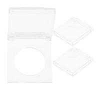 Artibetter 3 Cubiertas de Plástico Fácil Instalación y Mantiene Forma para Botón Pulsador Adhesivo, Protector para Tablero de Copia Adecuado para Manualidades y Pintura de Gemas