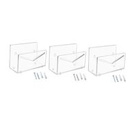 Artibetter 3 Juegos De Clips para Cartas Organizador De Documentos Carpetas De Archivos Escritorio Transparente Apilable Moderno Acrílico