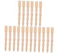 Artibetter 3 Juegos Mini Patas De Mesa Miniatura Lado Decoración Pequeño Juguete Patas Mesa Madera Patas para Mesas Madera Table Legs Pata Mesa Mini Adorno Patas De Mesa Falsas 6 Piezas * 3
