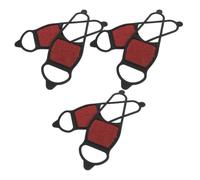 Artibetter 3 Pares Crampones Tacos de Hielo para Zapatos y Botas, Silicona | Agarre Mejorado y Ligero, Portátil para Senderismo Invernal y Condiciones de Nieve Repentinas