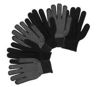 Artibetter 3 Pares Guantes de Nylon Antideslizantes para Ciclismo y Senderismo, Ligeros y Cómodos, Ideales para Actividades al Aire Libre en Verano, Color Negro