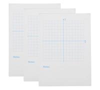 Artibetter 3 Piezas Cuaderno de Matemáticas Xy de Coordenadas, Papel Blanco | Escritura Suave, Fomenta Estudio Independiente, para Profesores E Ingenieros, Uso en Casa y Aula