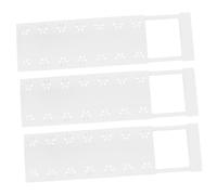 Artibetter 3 Piezas Estante Extensible Ajustable para Armario Separador de Baldas Tensionable para Guardarropa de Unidades para Organización de Armarios y Despensas