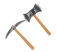 ARTIBETTER 3 Piezas Set de Herramientas de Minería de Cosplay Pico Falso y Pala de Doble Cara, Construcción Resistente y Material de Espuma para Fiesta de Cumpleaños y Actuación en Escenario