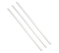 Artibetter 3 Piezas Varilla Agitadora de Vidrio de 20cm, Herramienta Transparente para Laboratorio Superficie Lisa y Diseño Sólido para Mezclar y Acelerar Disolución