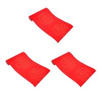 Artibetter 3 Rollos de Suministros Chinos Japoneses Dou Nuevo Dibujo Fu Fang Pintura Boda Personaje en con Chunlian/Papel Rojo Engrosado para El Hogar Escritura DIY Chunlian Duilian