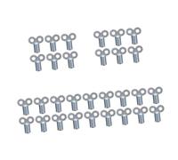 Artibetter 30 Piezas Llave de válvula de escape metro llave de válvula de aire valvula purgador radiador Desagüe de radiador plomería sangrado llaves tecla de sangrado Aleación de zinc