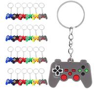 Artibetter 30piezas Llaveros Mando Videojuego Diseño Controlador Ligero Portátil para Bolsas Cumpleaños Infantiles Complementos Fiesta Videojuegos Varios estilos