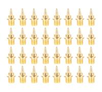 Artibetter 32 Piezas Clavos de Atletismo Dorados de Metal Resistentes Corrosión y Ligeros para Zapatos de Running en Pista y Actividades Deportivas al Aire Libre