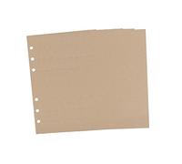 ARTIBETTER 320 Hojas Papel de Repuesto Recarga Práctica para Cuadernos con Anillas para Estudiantes y de Oficina