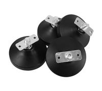 Artibetter 4 Patas Niveladoras Ajustables para Muebles y Mesa de Futbolín, Antideslizantes y Resistentes de Goma y Acero, Fáciles de Instalar para Setup Gaming y Suelos Alfombra