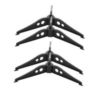 Artibetter 4 Piezas Base para Árbol de Navidad Artificial Soporte Desmontable Compacto y Estable Montaje Rápido sin Herramientas Base Multifuncional para Interiores y Exteriores