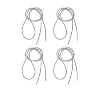 Artibetter 4 Piezas Cordones Decorativos para Zapatos Planos y Casuales Gemas de Imitación Blancos, Diseño Clásico y Uso Duradero para Mujer