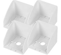 ARTIBETTER 4 Piezas Cubierta para Tomacorrientes Eléctricos Exteriores, Cubierta del Enchufe Exterior, Plástico Blanco, para Wall Socket y Socket, Uso Comercial E Industrial