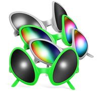 Artibetter 4 Piezas Gafas de Alienígena Divertidas para Fiestas Material Abs Decorativas para Reuniones de Compañeros y Fiestas Festivas en Grupo