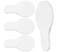 Artibetter 4 Piezas Herramienta para Rizar Papel, Enrollador de Papel de Plástico Blanco, Diseño Ergonómico y Bordes Curvos, Reutilizable, para Aula y Hogar, Profesional y Aprendiz
