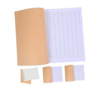 Artibetter 4 Piezas Libro de Registro, Cuaderno de Contabilidad Empresarial, 4 Libros, Papel Blanco, para Control de Inventario y Registro Detallado, Oficina y Escuela, Pequeñas