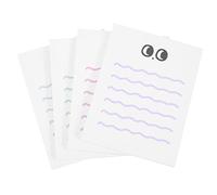ARTIBETTER 4 Piezas Memo Pad Portable Nonstick Note Paper For Students Writing Paper For Plans And Messages