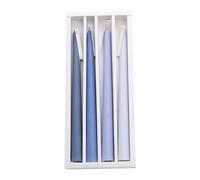 Artibetter 4 Piezas Velas Aromáticas de Poste Largo Azules para Cena