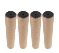 Artibetter 4 Postes Rascadores de Sisal para Gatos Repuesto, Cuerda de Cáñamo Resistente, Compatible con Tornillos M8, Adecuado para Renovación de Árboles para Gatos en Interiores