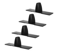 Artibetter 4 soportes para separadores de pantalla, abrazaderas de soporte para vidrio de 3-20 mm - adhesivos para separadores de escritorio - Clips de privacidad para paneles para el hogar y la