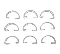Artibetter 40 Ganchos para Puertas de Jaula de Pollos 4.5 Cm Acero Inoxidable 40 Piezas Gancho Multifuncional para Jaulas de Pájaros, Conejos y Codornices Uso Doméstico Práctico