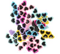 Artibetter 40 Piezas Adornos de Resina Forma de Gafas en Miniatura para Diy, Decoración Creativa para Carcasas de Teléfonos y Accesorios de Boda, Material Resistente y Diseño Colorido Color