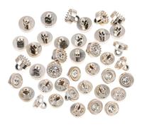 Artibetter 40 Piezas Botones Redondos de Aleación para Coser, Elegantes y Duraderos, Ideales para Decoración y Bricolaje en Camisas y Abrigos