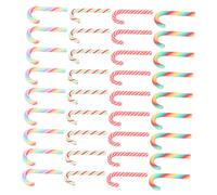 Artibetter 40 Piezas de Adornos Navideños para Fundas de Teléfono Material Decorativo para Bricolaje Bastón Dulce de Arcilla Multicolor Accesorio para Decoración Navidad Hogar